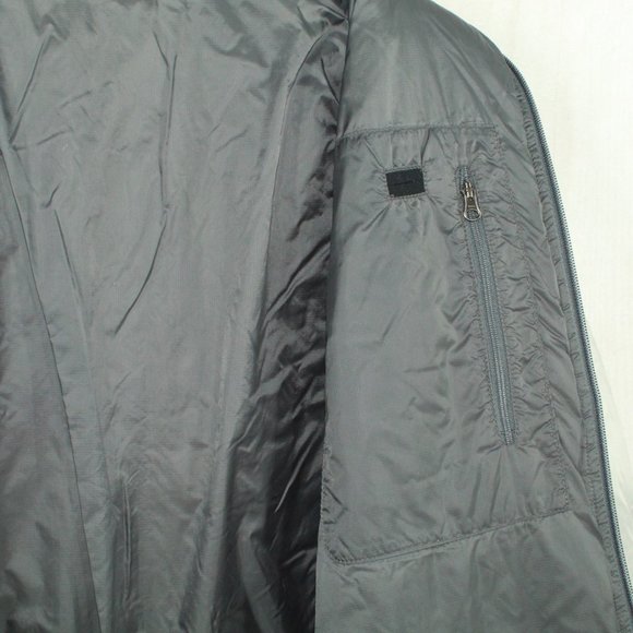 LL Bean Gray Weather Challenge Full-Zip Primaloft Insulated Jacket Size M R - Picture 7 of 12